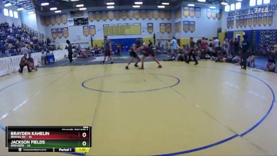 165 lbs Champ Round 1 (16 Team) - Jackson Fields, Greasers vs Brayden Kahelin, Braves WC
