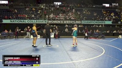 191 lbs Champ. Round 2 - Cassidee Easey, Alma vs Jayleen Sekona, Colorado Mesa University