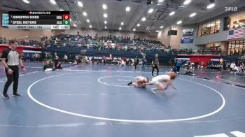 165 lbs 1st Place Match - Kingston Sikes, Carl Albert vs Steel Meyers, Allen Blue