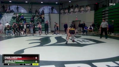 157 lbs Cons. Quarter - Chase Carpinteri, St. Frances Academy vs Douglas O`Donnell, Bishop O`Connell