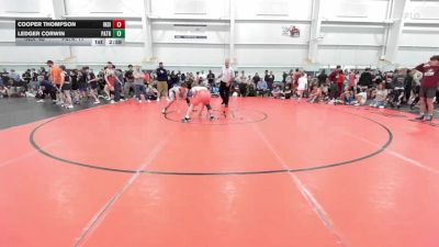 150 lbs Round Robin 2 - Cooper Thompson, Indiana Outlaws-MS vs Ledger Corwin, Patriots Wrestling Club-MS