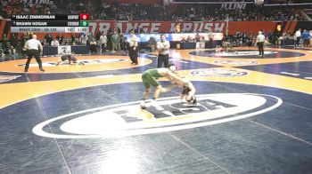3A 132 lbs Cons. Round 3 - Isaac Zimmerman, Lockport (Twp.) vs Shawn Kogan, Lincolnshire (Stevenson)