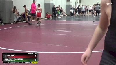 120 lbs Quarterfinal - Brantley Campbell, Oak Grove Youth vs Jax Eiland, Alpha Elite