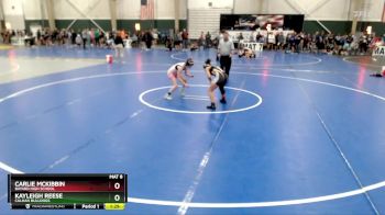 94-104 lbs Round 2 - Carlie McKibbin, Bayard High School vs Kayleigh Reese, Calhan Bulldogs