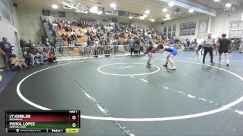 157 lbs Cons. Round 5 - Jt Kimbler, Buchanan vs Pistol Lopez, Central East