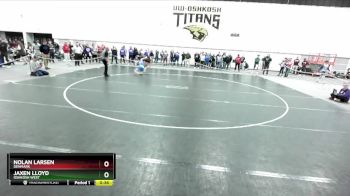 150 lbs Cons. Round 5 - Nolan Larsen, Denmark vs Jaxen Lloyd, Oshkosh West