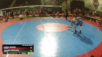 117-129 lbs 1st Place Match - James Jimenez, Nevada vs Archer Ferguson, Oregon