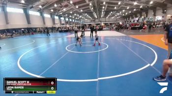 44 lbs Quarterfinal - Samuel Scott Iii, Stay Sharp Wrestling Club vs Leon Ramos, Texas