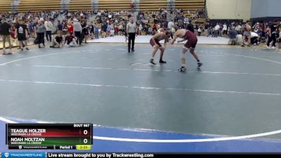 133 lbs Cons. Round 2 - Teague Holzer, Wisconsin-La Crosse vs Noah Moltzan, Wisconsin-La Crosse