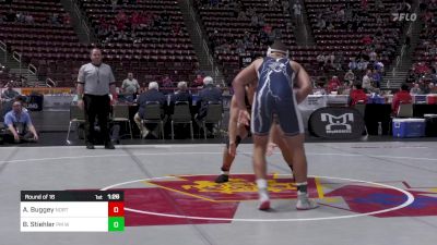 215 lbs Round Of 16 - Aidan Buggey, North Allegheny vs Brandon Stiehler, PM West