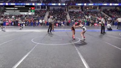 70 lbs Quarterfinal - Hadleigh Ray, Lawrence Elite vs Emerson Carey, Augusta