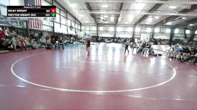 126 lbs Round 5 (8 Team) - Kelby Wright, Bear River B vs Treyton Weight (SH), South Sevier