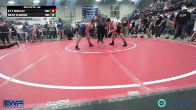 Consolation - Sky Wildcat, Pawhuska Elks Takedown vs Gage Bledsoe, Woodland Wrestling Club