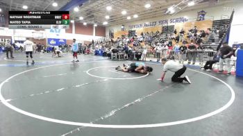 150 lbs Cons. Round 4 - Nathan Wightman, Westmont vs Mateo Tapia, Cleveland