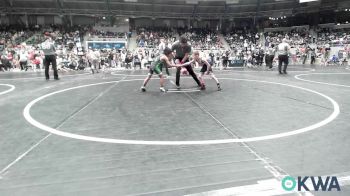 55 lbs Consi Of 16 #1 - Brooks Webster, Lincoln Christian vs Royer Hernandez, Gore Pirates Youth Wrestling