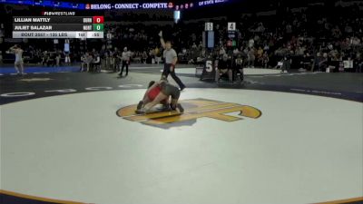 135 lbs Consi Of 16 #1 - Lillian Mattly, Durham (NS) vs Juliet Salazar, Northview (SS)