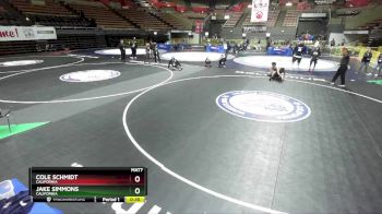 126 lbs 5th Place Match - Cole Schmidt, California vs Jake Simmons, California