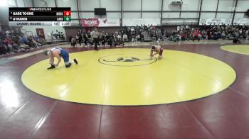 215 lbs Champ. Round 1 - JJ Ruden, Carbon vs Gabe Toone, Morgan