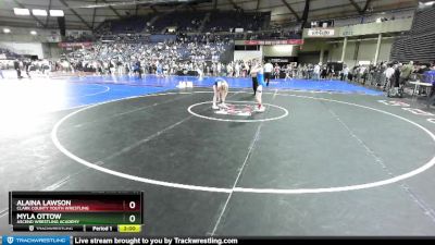 81 lbs Round 1 - Myla Ottow, Ascend Wrestling Academy vs Alaina Lawson, Clark County Youth Wrestling