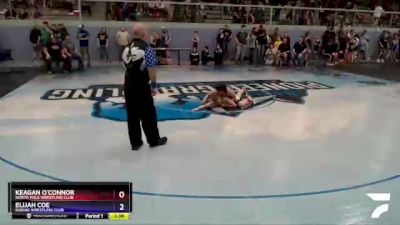 98 lbs Round 3 - Keagan O`Connor, North Pole Wrestling Club vs Elijah Coe, Kodiak Wrestling Club