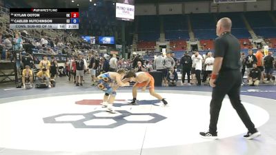 144 lbs Cons. Sub-rd Of 16 - Kylan Ooton, Oklahoma vs Caeleb Hutchinson, Kansas