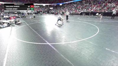 D1-165 lbs Quarterfinal - Tucker Athey, Bay Port vs Sullivan Ramos, Kenosha Indian Trail