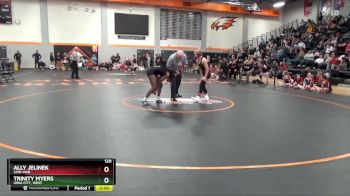 120 lbs Semifinal - Ally Jelinek, Linn-Mar vs Trinity Myers, Iowa City, West