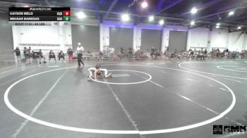46 lbs Quarterfinal - Cayson Melo, Vasky Bros vs Meleah Banegas, Savage House WC