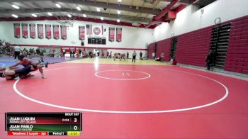 184 lbs Cons. Round 3 - Juan Luquin, Fresno City College vs Juan Pablo, Lemoore College