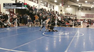 138 lbs Consi Of 4 - Riley Jacob, Bristol County/Dighton Rehoboth vs Randall Kennedy, Cohasset