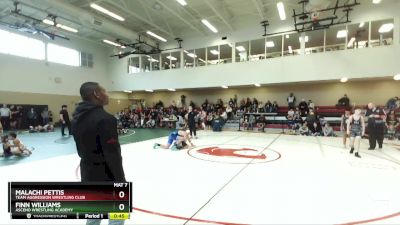 110 lbs Quarterfinal - Finn Williams, Ascend Wrestling Academy vs Malachi Pettis, Team Aggression Wrestling Club