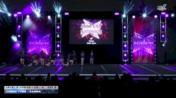 Cheer Tyme - Karma [2026 L2 Junior - D2 - A DAY 2] 2026 JAMfest Cheer Super Nationals