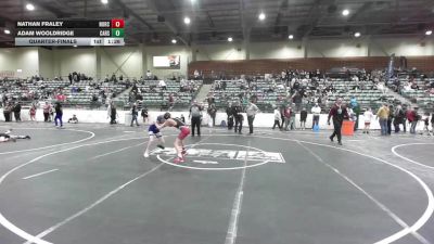 86 lbs Quarterfinal - Nathan Fraley, NorCal Nomads vs Adam Wooldridge, Carson Bulldogs
