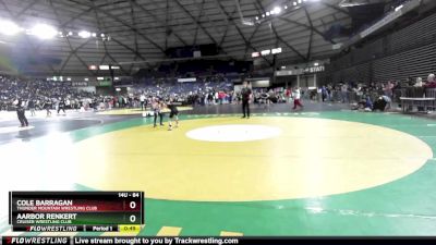 84 lbs Cons. Round 2 - Cole Barragan, Thunder Mountain Wrestling Club vs Aarbor Renkert, Cruiser Wrestling Club