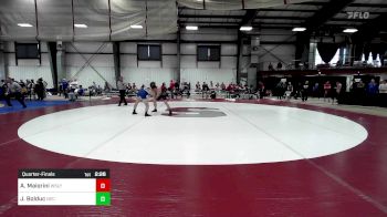 174 lbs Quarterfinal - Andrew Maiorini, Wesleyan vs Joseph Bolduc, New England College