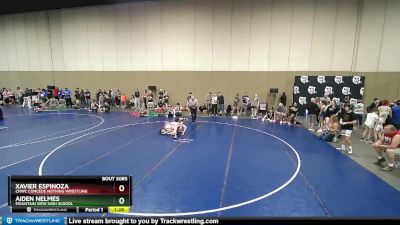 126 lbs Quarterfinal - Aiden Nelmes, Mountain View High School vs Xavier Espinoza, CNWC Concede Nothing Wrestling