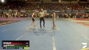 D 1 113 lbs Cons. Round 2 - Ian Keller, East Ascension vs Trapper Scott, Benton