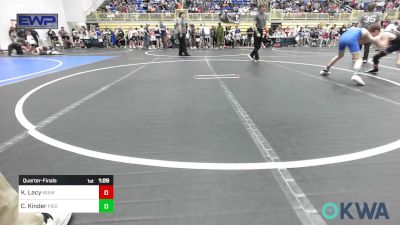 84 lbs Quarterfinal - Kamden Lacy, Miami vs Calin Kinder, Piedmont