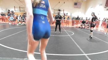 130 lbs Semifinal - Lilliana Massenzio, Massenzio Made vs Isabella Vogler, Iron Horse