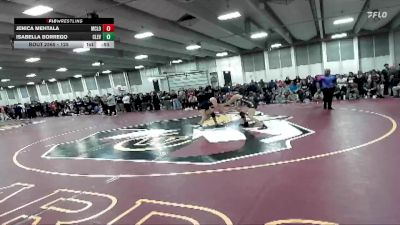 125 lbs Cons. Round 3 - Jenica Mehtala, McLoud vs Isabella Borrego, Cleveland