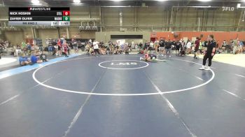 88 lbs Rr Rnd 2 - Nick Hoskin, Steller Trained Skywalkers - MSE vs Zavier Olver, Mat Assassins Red - MSE