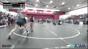 126 lbs Rr Rnd 1 - Emily Bryson, Hennessey Takedown Club vs Reagan Doyle, Cowboy Wrestling Club