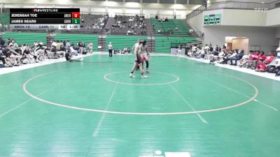 126 lbs Semis & 3rd Wb (16 Team) - James Sears, Carrollton vs Jeremiah Toe, Archer