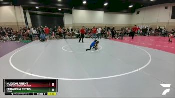45-46 lbs Round 2 - Miirahsha Pettis, Texas vs Hudson Arient, Alamo City Wrestling Club