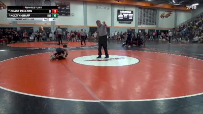 80 lbs Cons. Round 2 - Chase Paulsen, DC Elite vs Koltyn Graff, Hawkeye Wrestling Academy