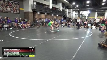 148 lbs Round 3 (16 Team) - Isabelle Kuehler, Hastings Wrestling Academy vs Naomi Templeman, Braided Brutes Wrestling