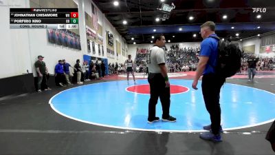 175 Boys Cons. Round 3 - Porfirio Nino, Otay Ranch vs Johnathan Chisamore, West Hills