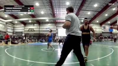 285 lbs Semifinal - Gavyn Frederick, Moapa Valley vs Jordan Hernandez, Eldorado