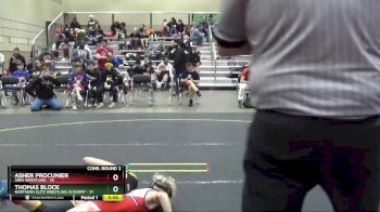 78 lbs Cons. Round 2 - Thomas Block, Northern Elite Wrestling Academy vs Asher Procunier, ARES Wrestling