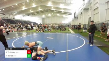 120 lbs Semifinal - Aziel Velasquez, WAR Wrestling Club vs Kooper Nowell, Canyon View Falcons